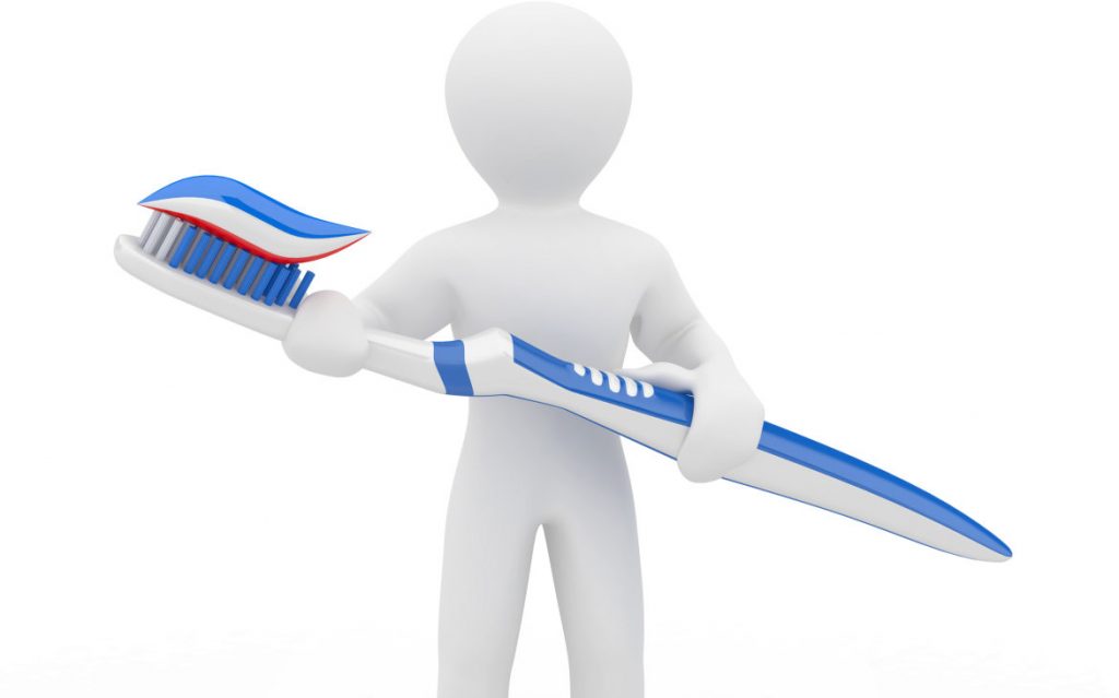  Toothbrush brushing demo        